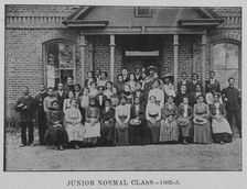 Junior Normal class- 1902-3, 1903. Creator: Unknown