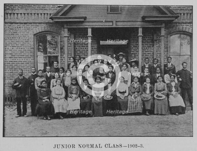 Junior Normal class- 1902-3, 1903. Creator: Unknown.