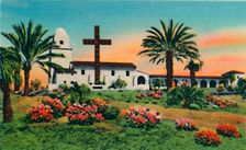 Junipero Serra Museum, Old Town. San Diego, California c1941