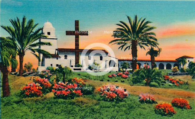 'Junipero Serra Museum, Old Town. San Diego, California', c1941. Artist: Unknown.