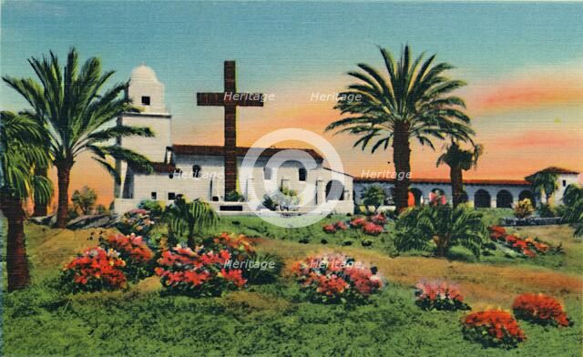 'Junipero Serra Museum, Old Town. San Diego, California', c1941. Artist: Unknown.