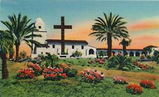 Junipero Serra Museum, Old Town. San Diego, California c1941
