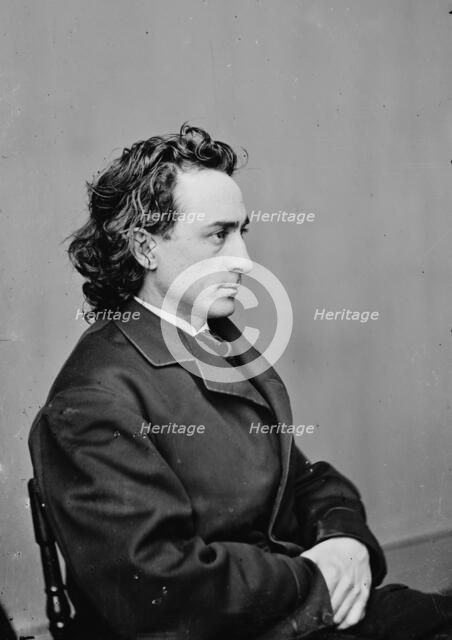 Junius Brutus Booth, Jr., between 1855 and 1865.  Creator: Unknown.