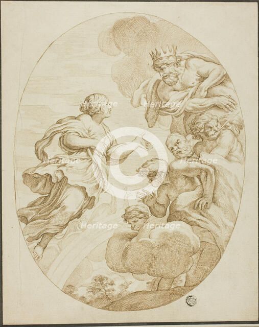 Juno, Zeus and Aeolus, n.d. Creator: Unknown.