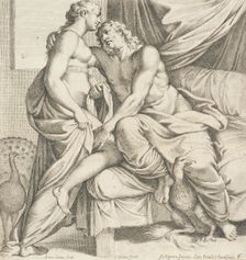 Juno and Jupiter, 1657. Creators: Carlo Cesi, Annibale Carracci