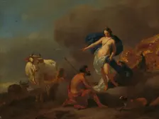 Juno Commanding Argus to Keep Watch on Io, 1655-1683. Creator: Nicolaes Berchem