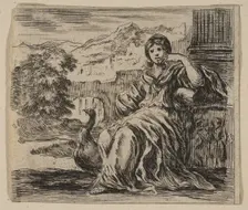 Juno, from Game of Mythology (Jeu de la Mythologie), 1644. Creator: Stefano della Bella