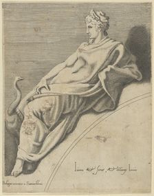 Juno (from The Muses and the Three Great Goddesses), 1540-56., 1540-56. Creator: Anon