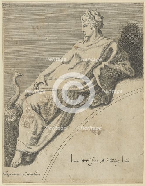 Juno (from The Muses and the Three Great Goddesses), 1540-56., 1540-56. Creator: Anon.