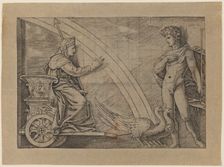 Juno in a Chariot Pulled by Peacocks. Creator: Unknown