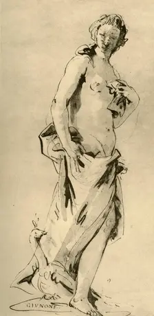 Juno mid 18th century, (1928). Artist: Giovanni Battista Tiepolo