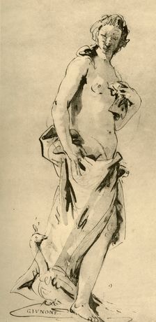 Juno mid 18th century, (1928). Artist: Giovanni Battista Tiepolo