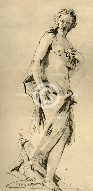 'Juno', mid 18th century, (1928). Artist: Giovanni Battista Tiepolo.