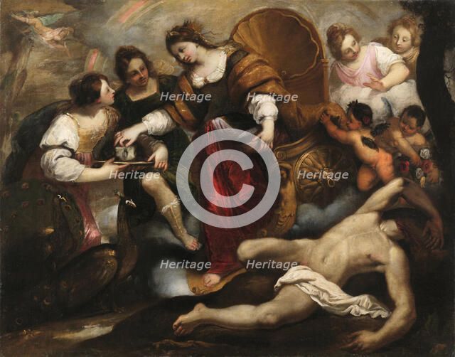 Juno Receives the Head of Argus, Mid of 17th cen.. Creator: Cervetto; Giovanni Paolo (1630-1657).