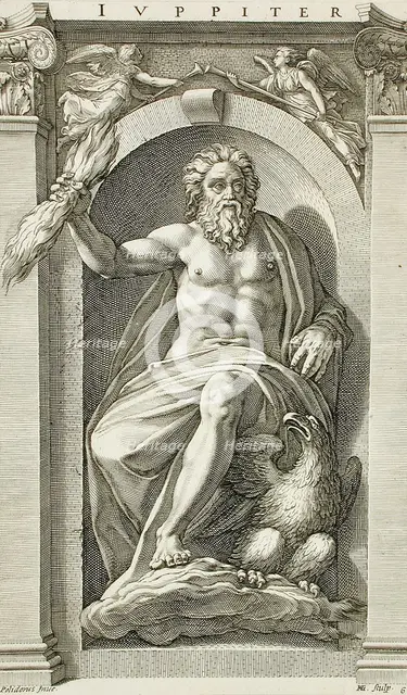 Jupiter, 1592. Creator: Hendrik Goltzius.