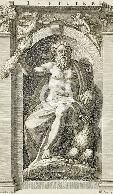 Jupiter, 1592. Creator: Hendrik Goltzius.