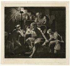 Jupiter Visits with Philemon and Bacchus, 1809. Creator: Carl Russ