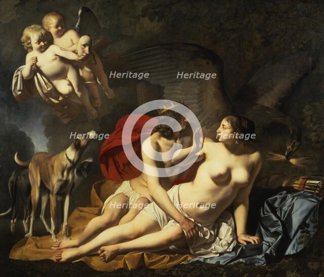 Jupiter and Callisto, 1655. Creator: Caesar Boëtius van Everdingen.