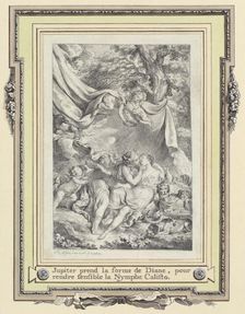 Jupiter and Callisto, 1765. Creator: Charles Eisen