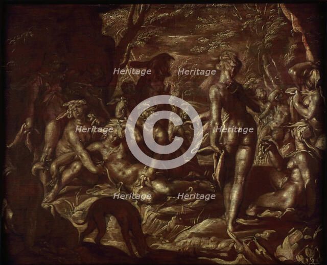 Jupiter and Callisto, 17th century. Creator: Wtewael, Joachim (1566-1638).