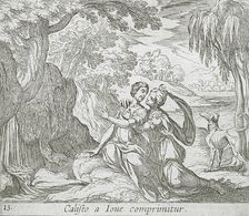 Jupiter and Callisto, published 1606. Creators: Antonio Tempesta, Wilhelm Janson
