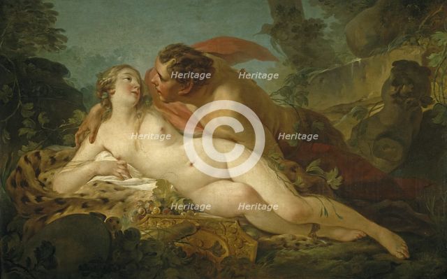 Jupiter and Antiope, 1745-1747. Artist: Pierre, Jean-Baptiste Marie (1714-1789)