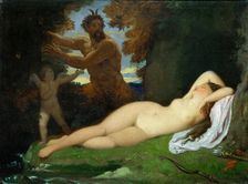 Jupiter and Antiope, 1851. Creator: Ingres, Jean Auguste Dominique (1780-1867)