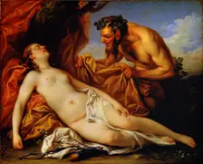 Jupiter and Antiope c1753. Artist: Carle van Loo