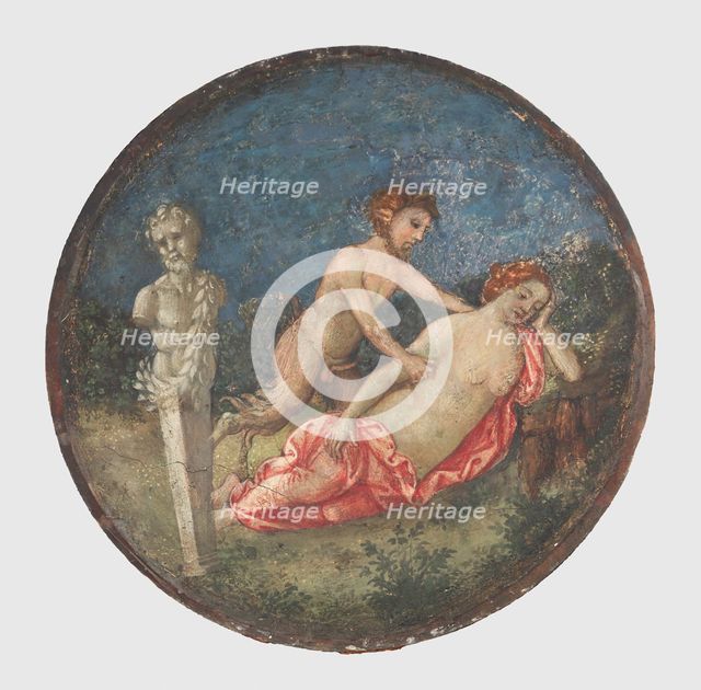 Jupiter and Antiope, ca. 1509. Creator: Bernardino Pinturicchio.