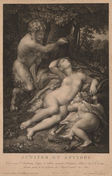 Jupiter and Antiope. Creator: Pierre Audouin (French, 1768-1822)