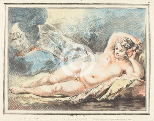 Jupiter and Danaë, 1774. Creator: Louis Marin Bonnet.
