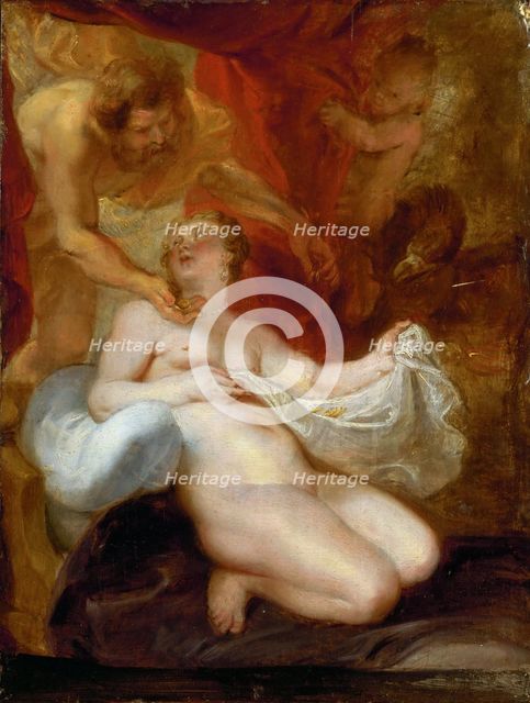 Jupiter and Danae, c. 1620. Creator: Rubens, Pieter Paul (1577-1640).