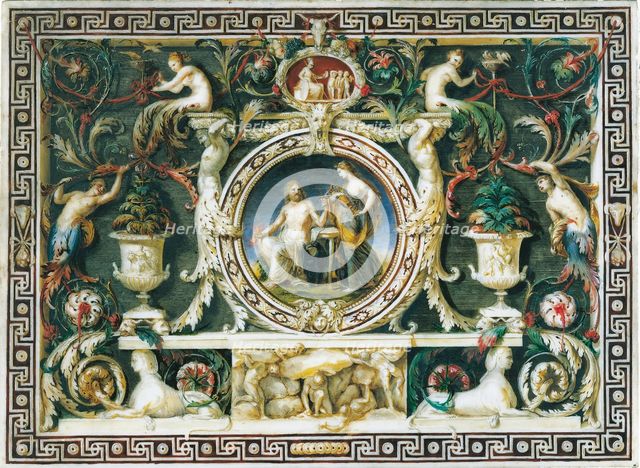 Jupiter and Hebe, c1775-1790. Creator: Ignaz Unterberger.