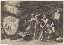 Jupiter and Io, 1589. Creator: Goltzius, Workshop of Hendrick, after Hendrick Gol