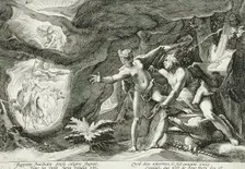 Jupiter and Io, published 1589. Creator: Hendrik Goltzius