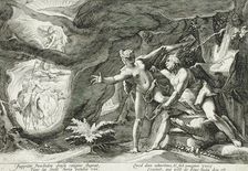 Jupiter and Io, published 1589. Creator: Hendrik Goltzius