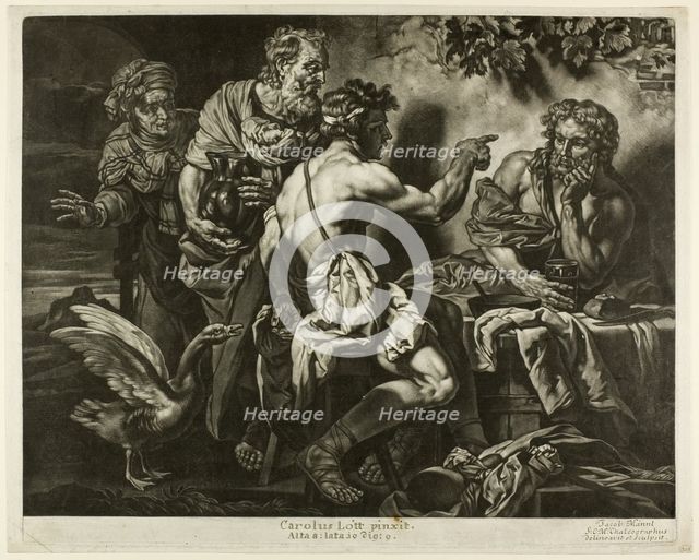 Jupiter and Mercury with Philemon and Baucis, n.d. Creator: Jacob Männl.