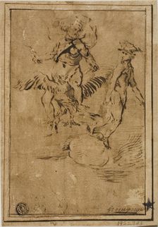 Jupiter and Mercury in the Clouds, n.d. Creator: Giacinto Gimignani