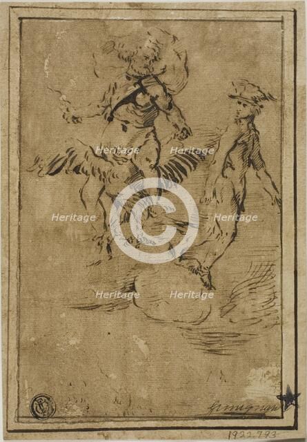Jupiter and Mercury in the Clouds, n.d. Creator: Giacinto Gimignani.