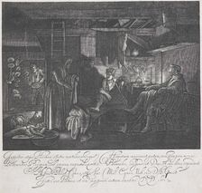 Jupiter and Mercury in the house of Philemon and Baucis, 1612. Creator: Hendrik Goudt