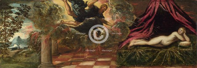 Jupiter and Semele, ca 1545. Artist: Tintoretto, Jacopo (1518-1594)