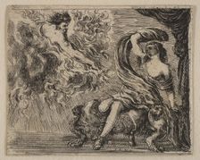 Jupiter and Semele, from Game of Mythology (Jeu de la Mythologie), 1644. Creator: Stefano della Bella