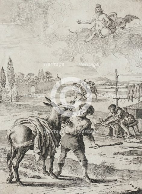 Jupiter and the Ass, 1655. Creator: Dirck Stoop.