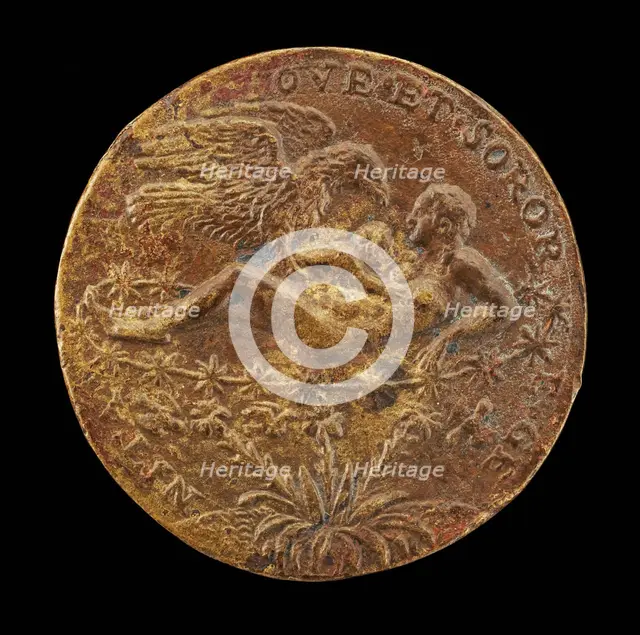 Jupiter as an Eagle Bringing the Infant Hercules to Juno [reverse], 1562. Creator: Matteo Pagano.