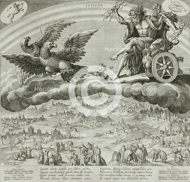 Jupiter, c1585. Creator: Johann Sadeler I.