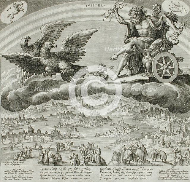 Jupiter, c1585. Creator: Johann Sadeler I.