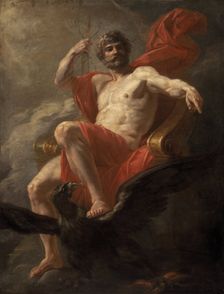 Jupiter Enthroned, End of 18th-early 19th century. Creator: Füger, Heinrich Friedrich (1751-1818)