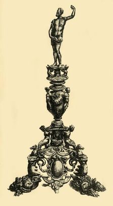 Jupiter, firedog, late 16th century, (1881). Creator: J Brooke