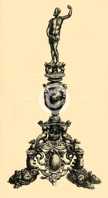 Jupiter, firedog, late 16th century, (1881).  Creator: J Brooke.