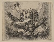 Jupiter, from Game of Mythology (Jeu de la Mythologie), 1644. Creator: Stefano della Bella